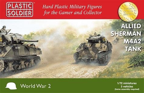 The Plastic Soldier Company Ww2v20034 Allied Sherman M4a2 Tank 1