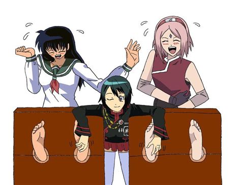 Anime Girl Feet Tickle