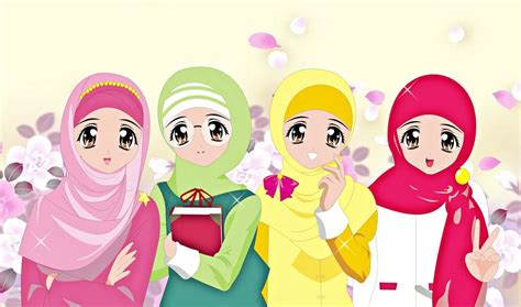 22 Inspirasi Muslimah Kartun Keren Ragam Muslim