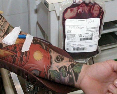 Quem tem tatuagem pode doar sangue veja as orientações do Ministério