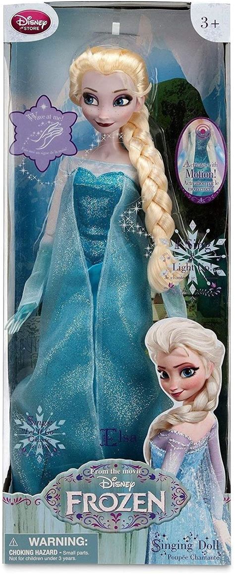 Frozen Motion Activated Singing And Light Up Elsa Doll 16 Doll Sings Let