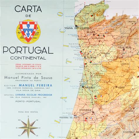 Mapa De Portugal Portugal