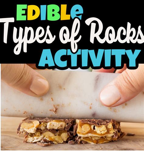 Types Of Rocks For Kids Edible Rock Classification Earth Science Activity