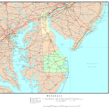 Delaware Political Map