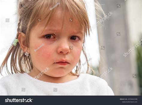 Caucasian 4 Years Kid Crying Alone Stock Photo 2155810749 Shutterstock