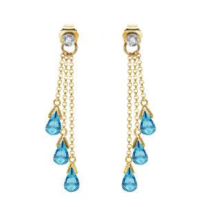 Galaxy Gold Products Jewelry K Chandeliers Earring With Diamonds