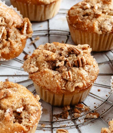 Pumpkin Muffins With Pecan Streusel Kirbies Cravings