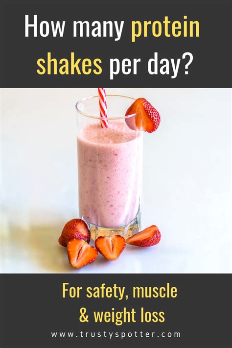 How Many Protein Shakes Can And Should You Drink In A Day Trusty Spotter Protein Shakes