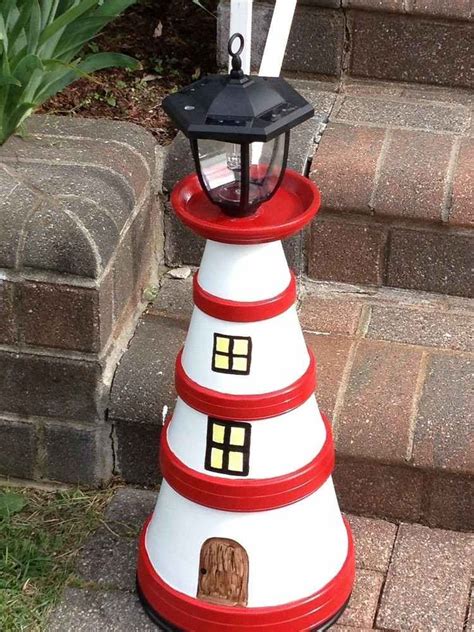Weitere ideen zu garten, kinder basteln garten, basteln. Leuchtturm für den Garten selber bauen - Ideen für ...