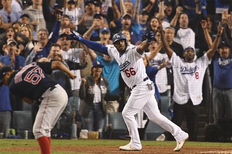 Remembering Yasiel Puigs Show Stopping Game 4 Home Run Vs The Red Sox