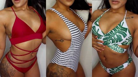affordable swimsuit try on haul cupshe youtube