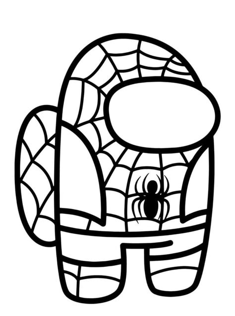 Among Us Dead Character Coloring Page Coloring Pages Cute Coloring