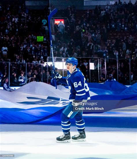 David Kampf Of The Toronto Maple Leafs Salutes The Crowd After News
