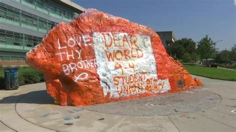 An Iconic University Of Tennessee Rock Was Painted With An Anti Semitic