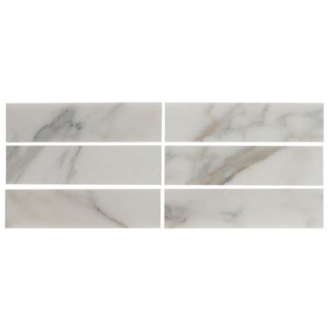 Calacatta Gold 2x8 Honed Marble Tile