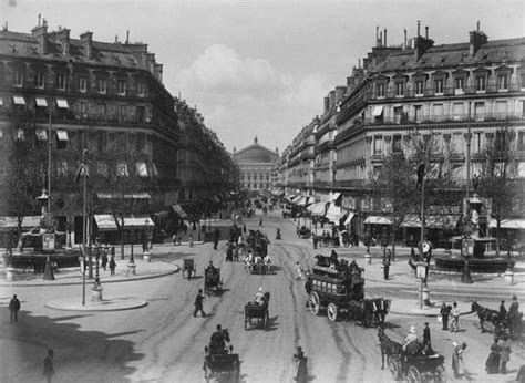 Avenue De L Opéra Paris 1890 Vintage Pictures Old Pictures Old
