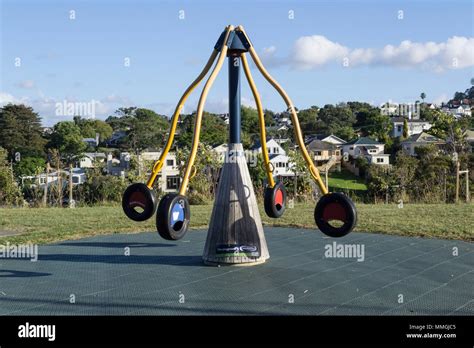 Auckland New Zealand Childrens Playground In Newmarket Park