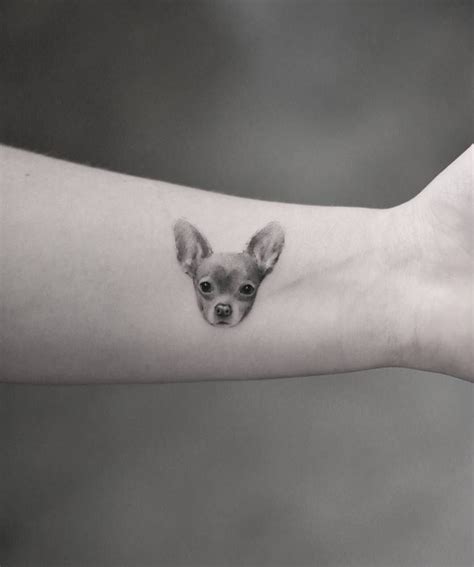 Chihuahua Silhouette Tattoo