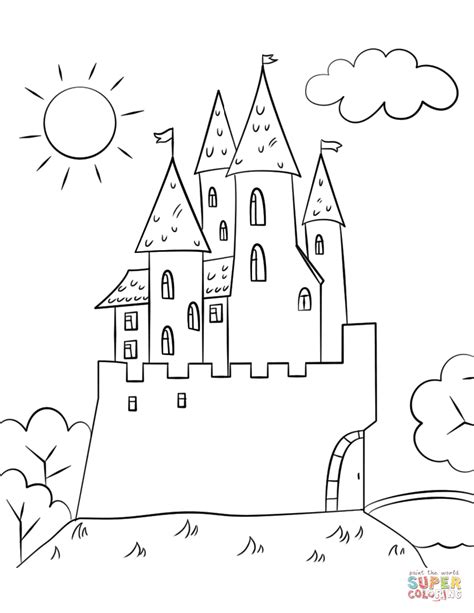 Fairytale Castle Drawing At Getdrawings Free Download