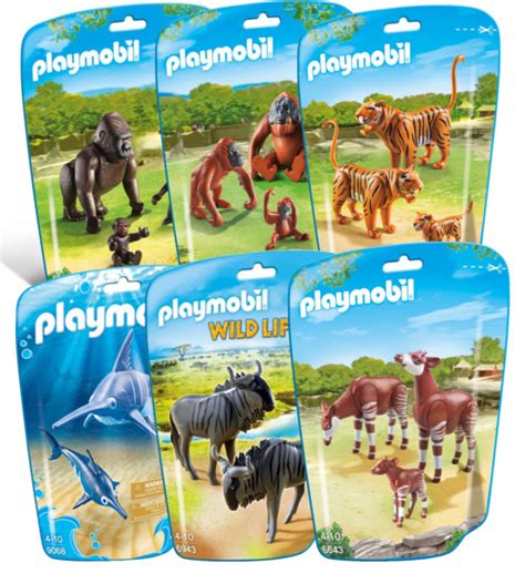 6 Packs Playmobil Collection Zoo 2 Pearlfr