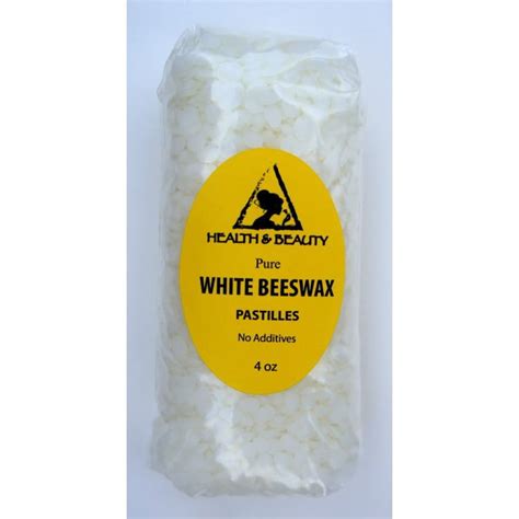 White Beeswax Bees Wax Organic Pastilles Beards Premium 100 Pure 4 Oz