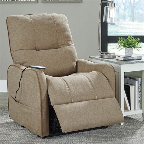 Ashley Enjoy Power Lift Recliner With Heat And Massage Chairs And Recliners Furniture