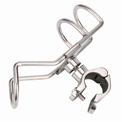 Stainless Steel Clamp On Fishing Rod Holder 32 50mm Boat Tackle For