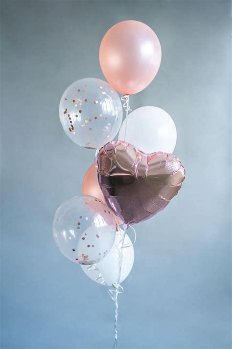 Metallic Heart Balloon Bouquet