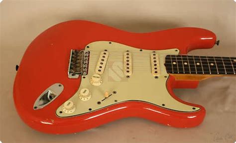 Fender Stratocaster 1961 Fiesta Red Guitar For Sale Ten Guitars