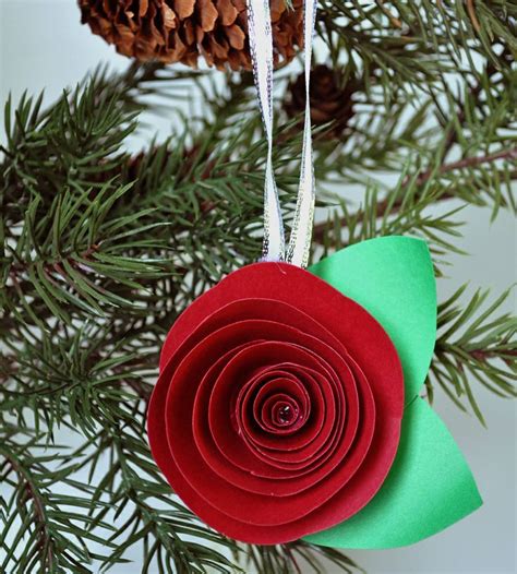 Red Christmas Flower Ornament Idalias Salon