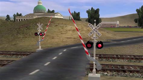 Railroad Crossing City And Country Usa Trainz 2 Youtube