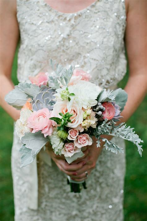 Romantic Pastel Bridesmaid Bouquet