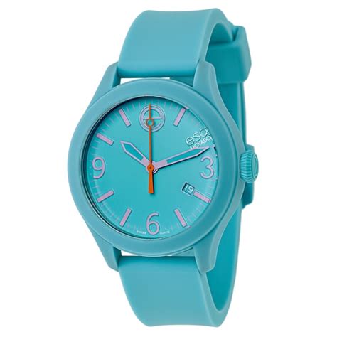 Shop Esq By Movado Esq One Blue Silicone Strap Watch Overstock