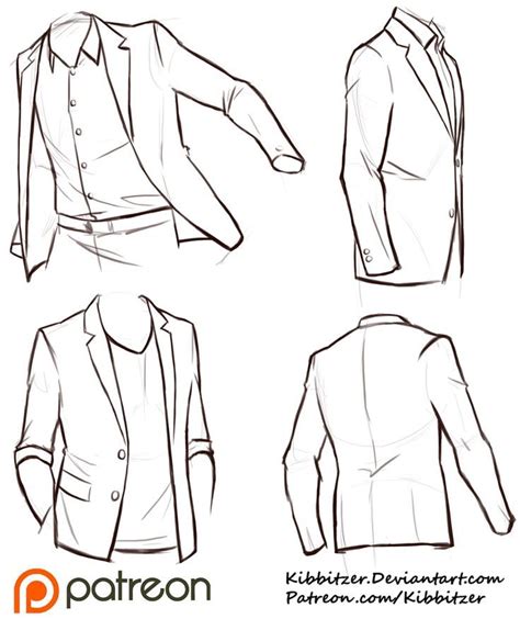 How To Draw A Jacket Anime Jacket Drawing Reference At Paintingvalley