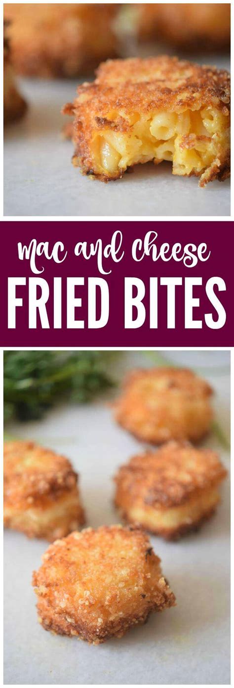 Fried Mac And Cheese Bites Recipe Passion For Savings