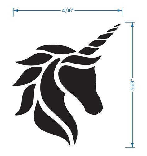 Unicorn Head Template Free Printable