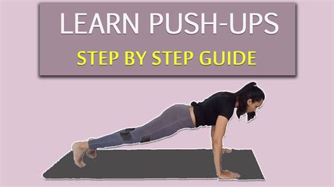 Learn How To Do Push Ups Step By Step Push Up For Beginner Avoid Mistakes Youtube