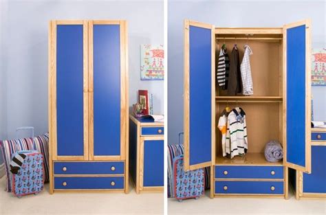 As with any furniture piece, a new coat of paint on an old armoire can work wonders. Kids Double Combi Wardrobe | Also available in white ...
