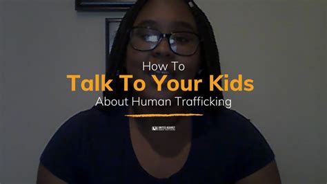 How To Talk To Your Kids About Human Trafficking Youtube