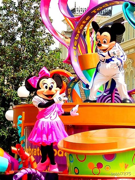 Magic Kingdom Mickey And Minnie Mouse By Bobbi7275 Redbubble