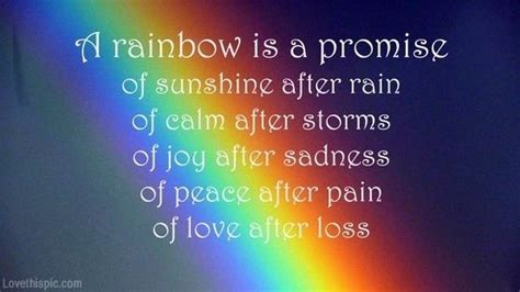 A Rainbow Is Quote Rainbow Lifequote Promise Rainbow
