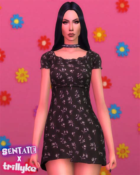 Lena Dress And Top Sentate X Trillyke The Sims 4 Create A Sim