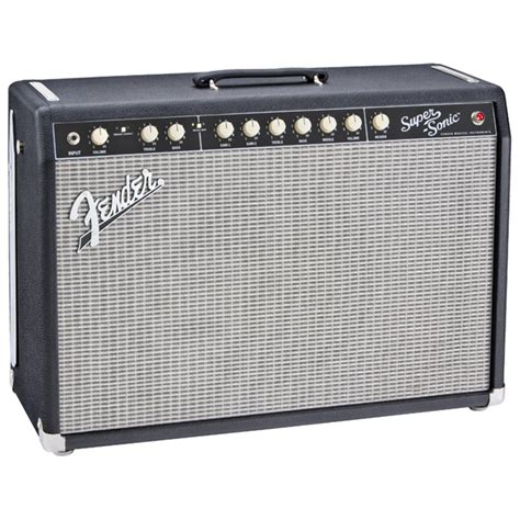 Fender Super-Sonic 60 Combo, Nero | Gear4music