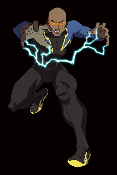 Young Justice Black Lightning By Phil Bourassa Black Lightning