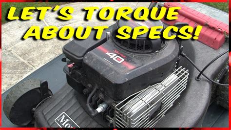 Briggs And Stratton 35 Classic Torque Settings And Coil Air Gap Youtube