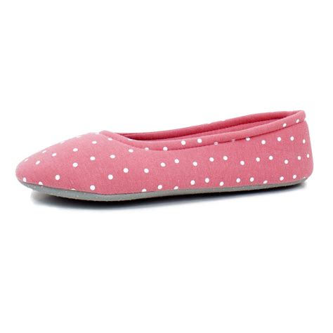 Womens Slip On Ballet Ballerina Slippers Socks House Shoes Ladies Girls Size 4 8 Ebay