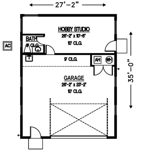Garage Plans With Office Space