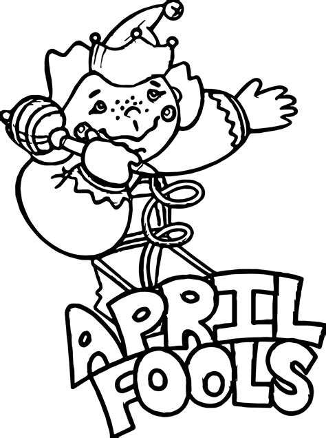 april fools coloring pages coloring pages