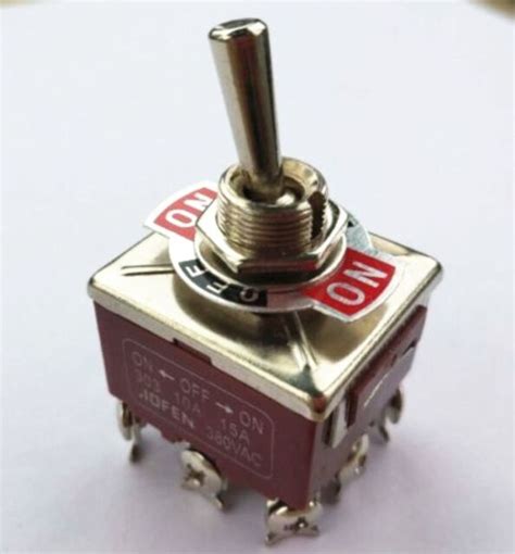 New Pcs Tpdt On Off On Industrial Toggle Switches Triple Pole