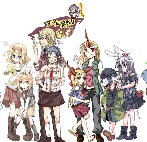 Hakurei Reimu Kirisame Marisa Alice Margatroid Yakumo Yukari